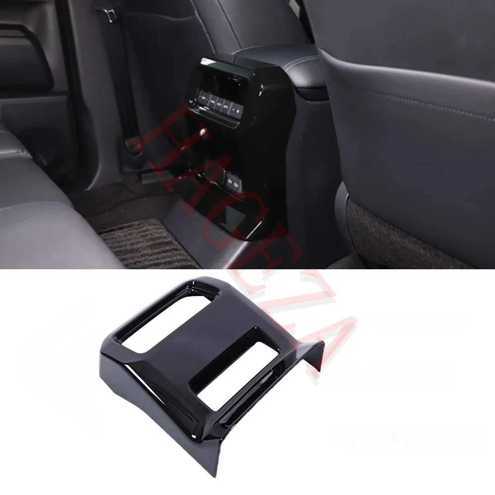 

For Toyota Prado Land Cruiser LC250 2024 Auto Rear Air Vent Outlet Anti-Kick Trim ABS Kick and Dirt Resistant