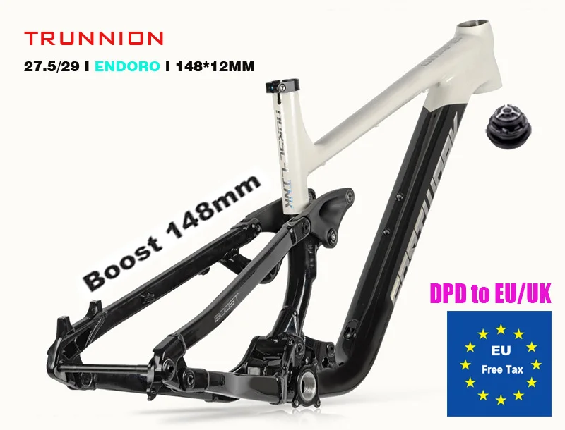Fastwork-Bicycle Soft Tail Frame,Trunnion MTB, Full Suspension