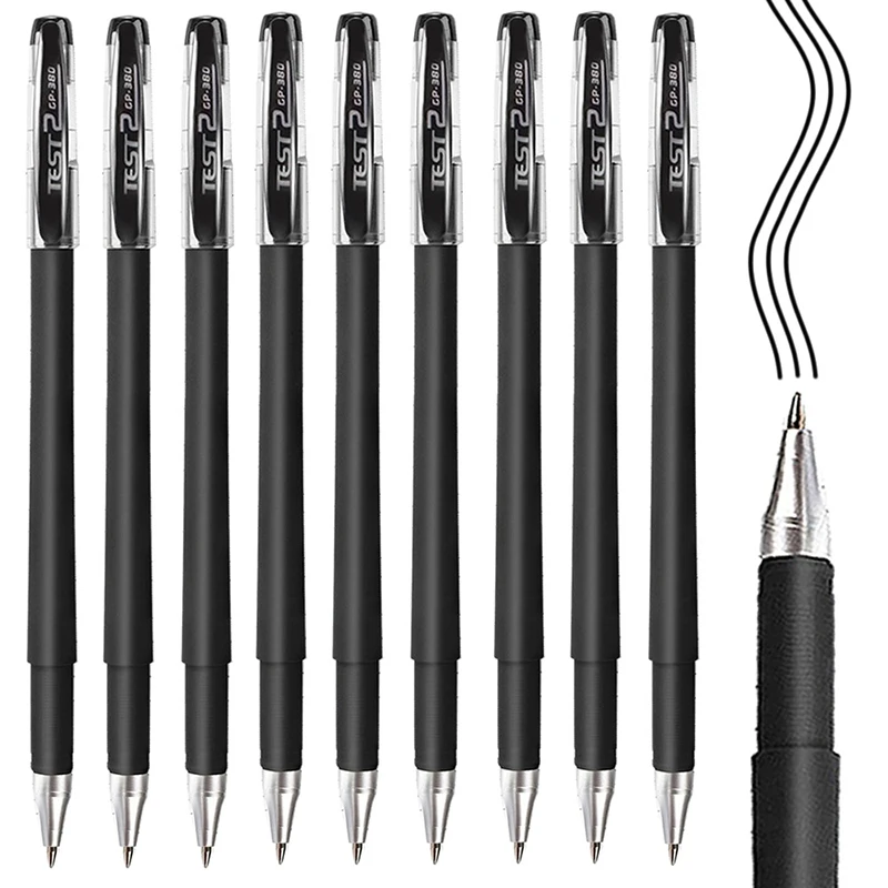 

0,5 мм матовый наконечник с черными чернилами, гелевые ручки, цветные эстетические канцелярские принадлежности, принадлежности для ручек, шариковые и офисные карандаши для письма, школы