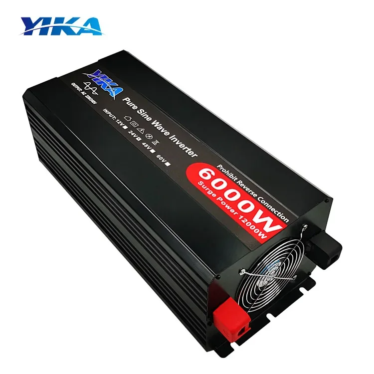 

Reliable High Efficiency Inverter 6000W 12V 24V 220V 120V 50HZ 60HZ Power Converter 6000 Watt Pure Sine Wave Power Inverter