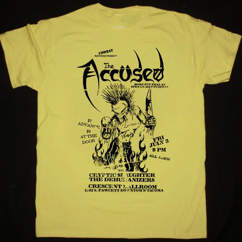 The Accused Band More Fun Than An Open T Shirt Full Size S-5XL FH153