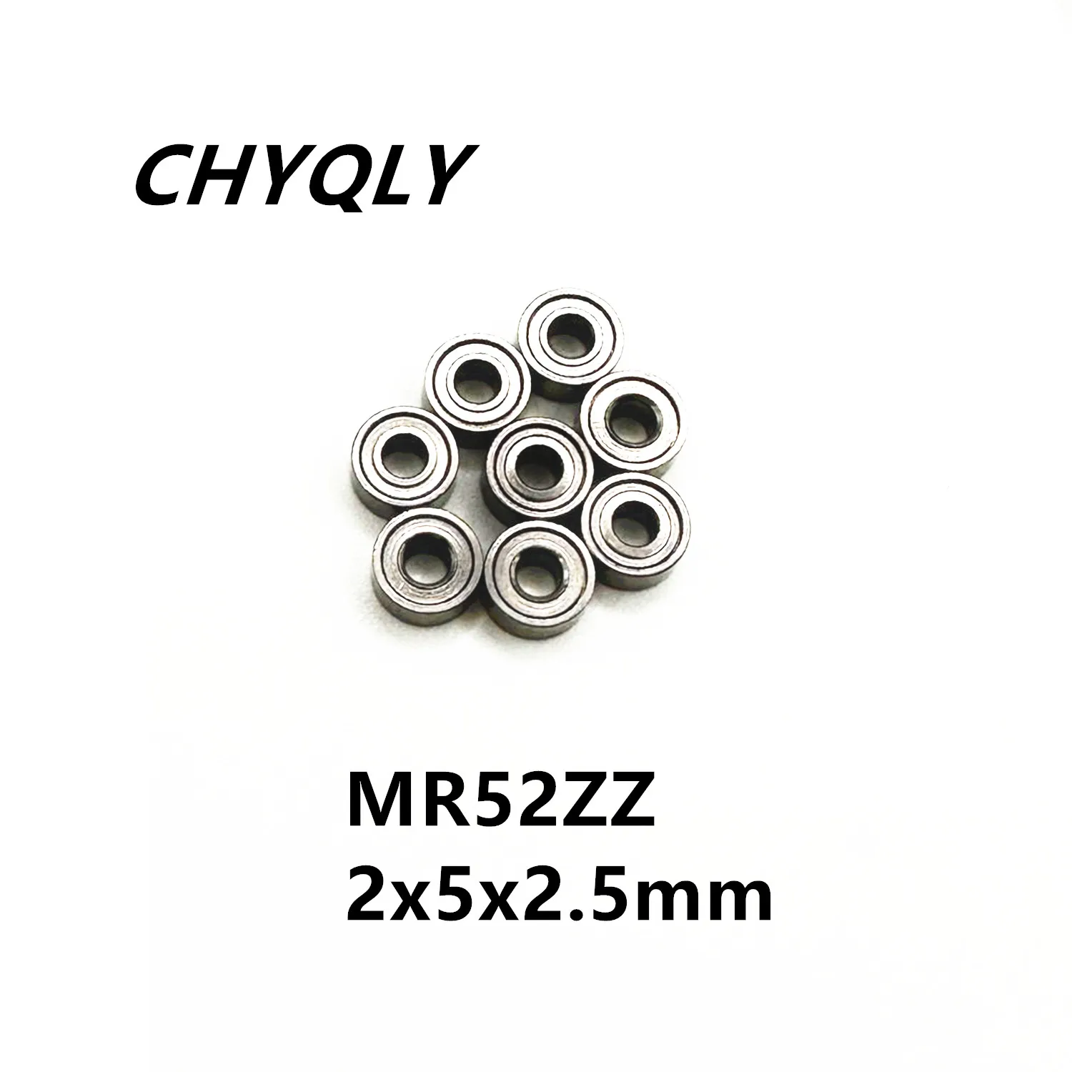 50Pcs MR52ZZ L-520ZZ 2x5x2.5 mm Deep Groove Ball Bearing Miniature bearings Model Toy MR52Z MR52 Advanced High Quality