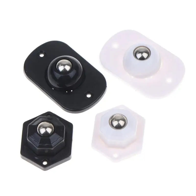 Self Adhesive Caster Wheels Heavy Duty 360° Swivel Sticky Appliance Sliders 6Pcs for Home Furniture Storage Box Moving