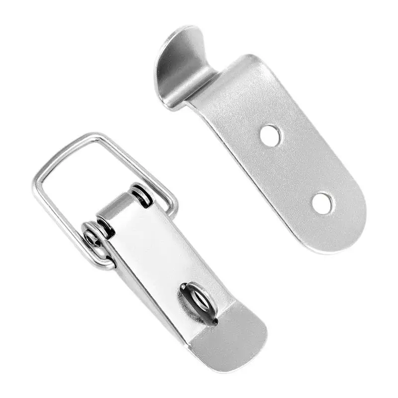 Duck Mouth Buckle Hook, Fecho de bloqueio para caixa de ferramentas trava, Bloqueio de aço inoxidável resistente com fecho, 90 graus