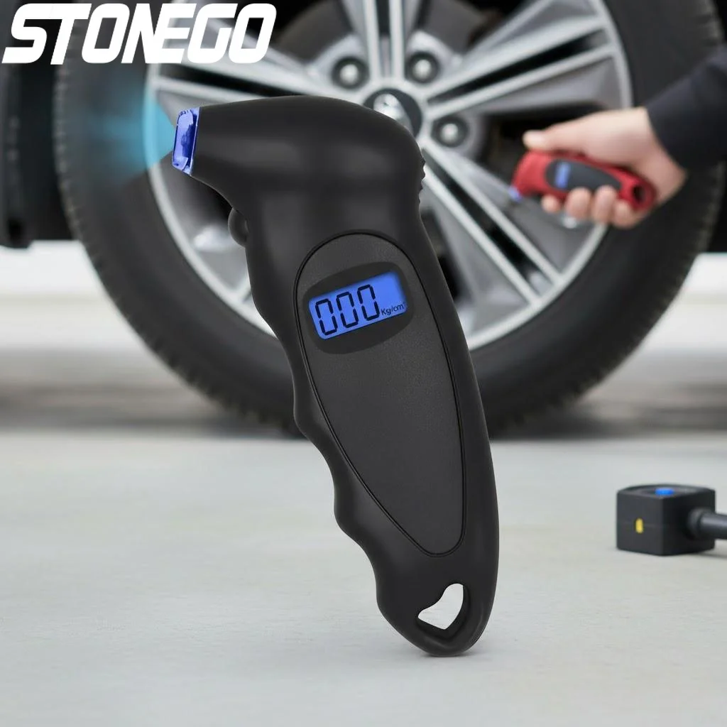

High Precision Digital Tire Pressure Gauge 0 150 PSI Backlit Auto TPMS Monitoring Tool for Easy Car Maintenance