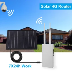 4G Router WIFI Wireless Outdoor 18650 Battery Solar Powerd 3G GSM Sim Card 12V1A Camera Home Security System Wireless AP Bridge