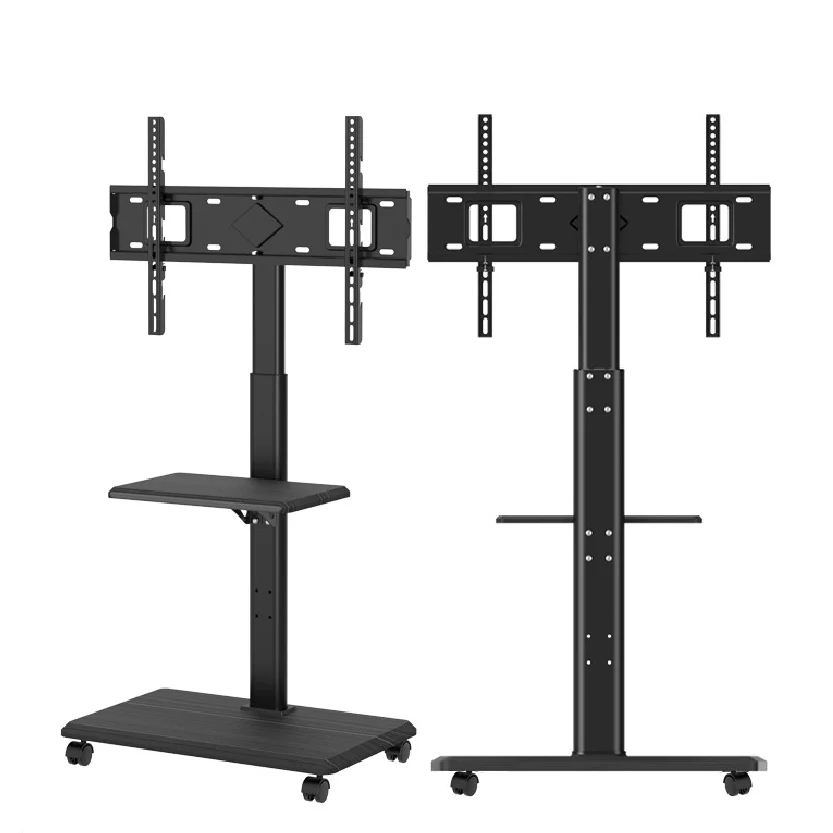 

ZJW STLF Advanced Black Load Capacity 45.5kg/100lbs Mobile Tv Cart Lcd Tv Vesa 300x400 Wall Mount Lcd Tv Adjustable Stan