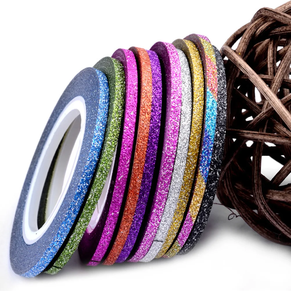 

30Pcs Nail Striping Tapes Stickers Colored Manicure Accessory DIY Art Decoration Supplies Nail Striping Tape Lines