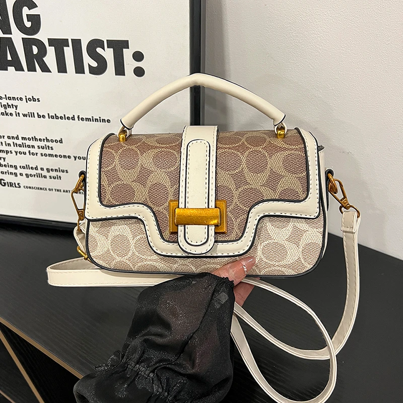 

Trendy Women's Handbag with Leather Trim Luxury Brand Collection Famous Designer Crafted Elegant Appeal