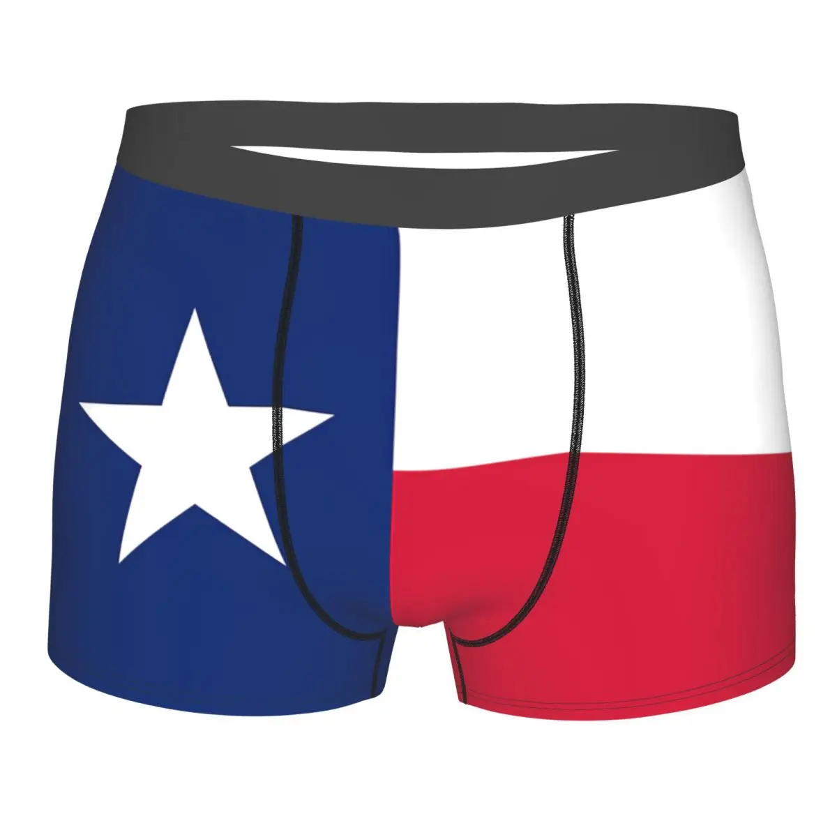 

Texas Flag Authentic Version Underpants Breathbale Panties Male Underwear Print Shorts Boxer Briefs