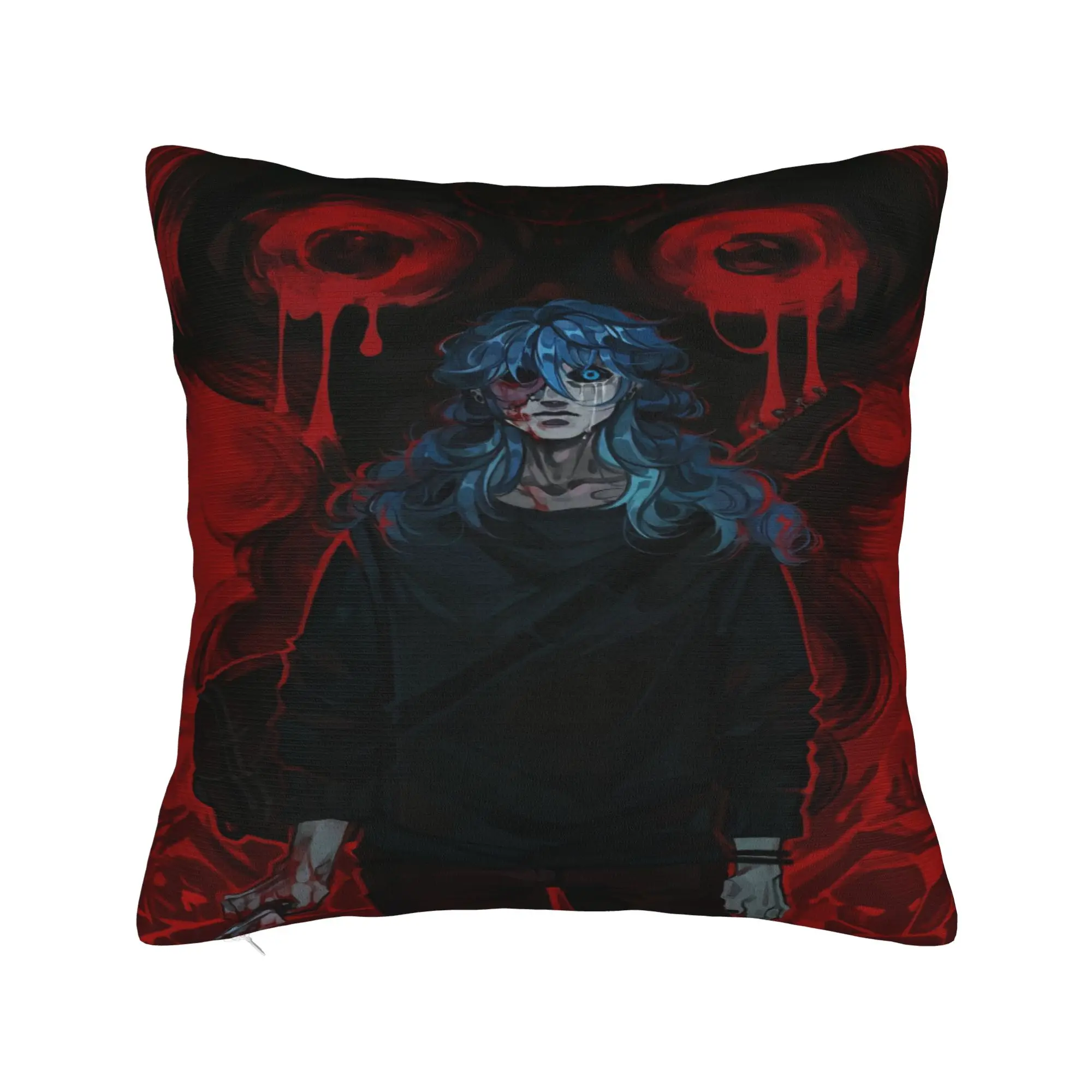 Sally Face Sal Fisher Pillow Case  Graphic Pillow Cover For Chair Sofa Home Decor Funny Pillowcases