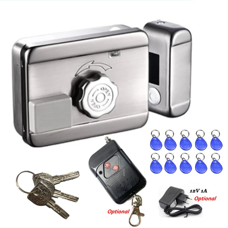 Wireless Remote Controller Included Electrical Lock Gate Lock Home Security Lock Swing Gate Opener Invisible Latch Lock Autolock