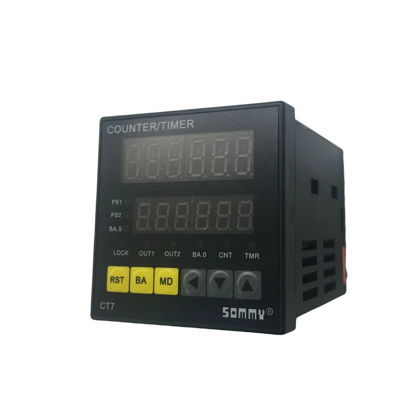 

CT7-MC62 72*72 Relays And Solid-state Outputs Two Channel Alarm Output Multi Functional Batch/counting/timer
