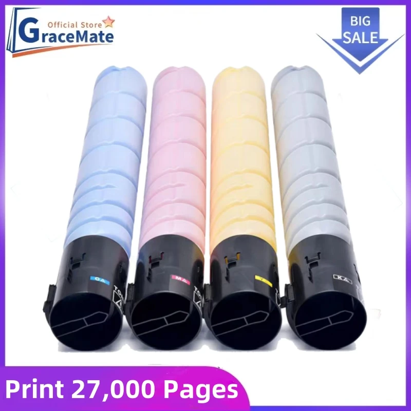 GraceMate TN223 TN224 Toner Cartridge Compatible for Konica Minolta Bizhub C226 C256 C266 C7222 C7226 Toner Powder High Capacity