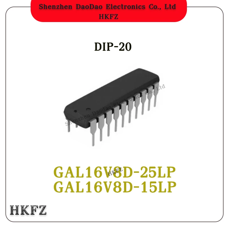 

5Pcs GAL16V8D-25LP GAL16V8D-15LP LPN DIP-20