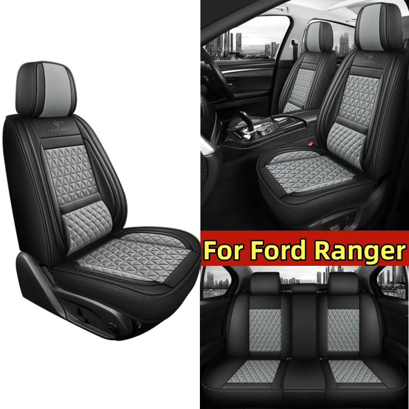

For Ford Ranger Car seat cover waterproof artificial leather breathable soft comfortable wear-resistant full wrap seat cover