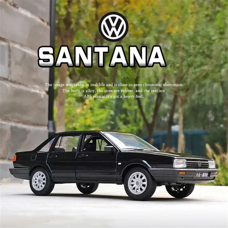 

WELLY 1:24 Volkswagen Santana Alloy Car Model Diecasts Metal Toy Classic Vehicles Car Model Simulation Collection Childrens Gift