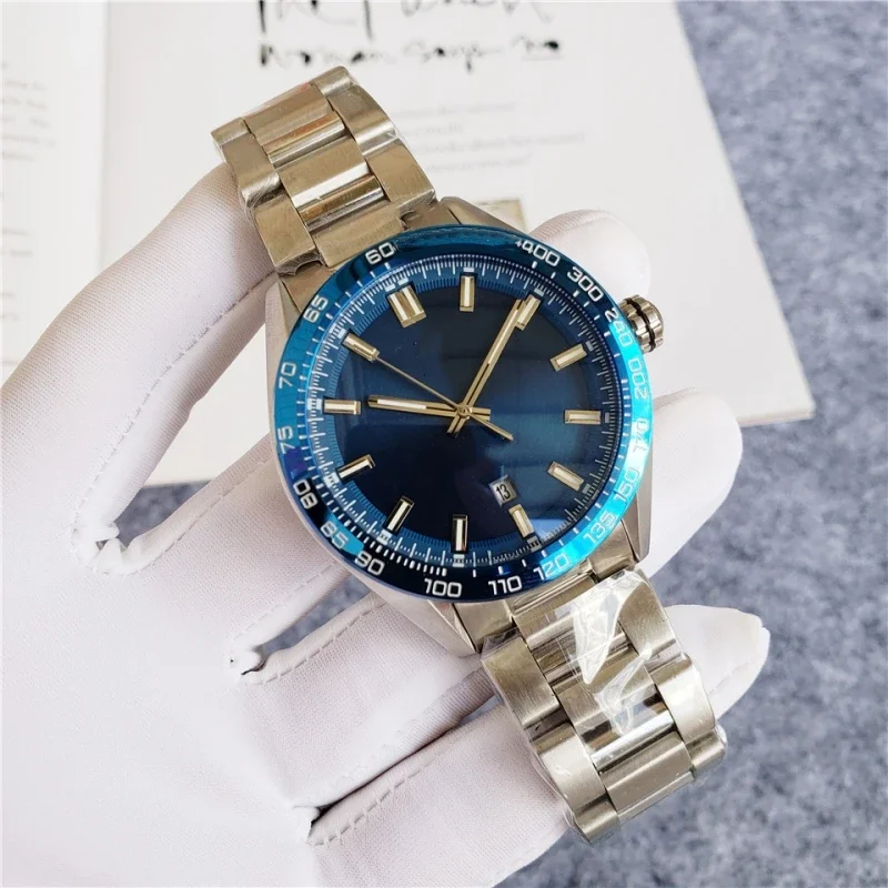 

2024 Высококачественные роскошные модные мужские автоматические механические часы диаметром 43 мм, ремешок из нержавеющей стали 904L, повседневные часы AAAAA