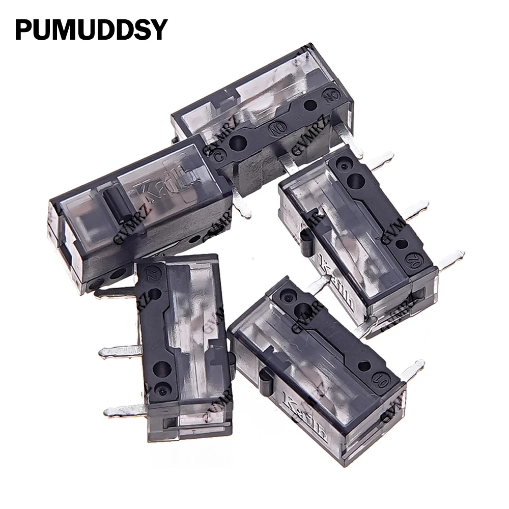 1PCS/5PCS 3P Black Dot used On Computer Mice Left Right Button kailh GM8.0 Kailh Micro Switch 80M life Gaming Mouse Micro Switch