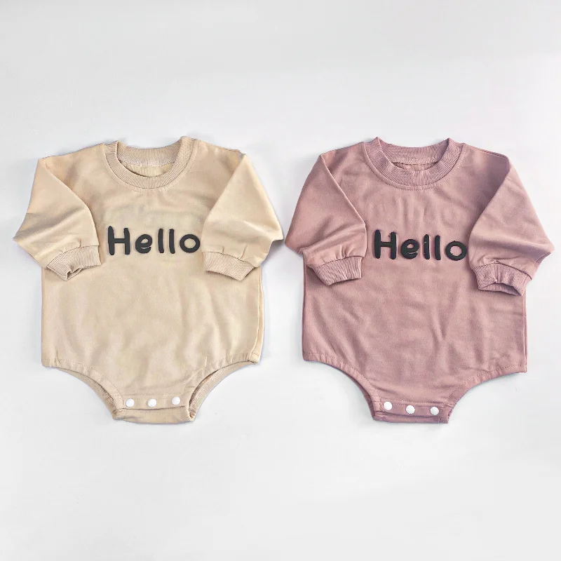 

Kids Clothing Spring Baby Climb Long Sleeve Triangle Bodysuits Rompers Boy Girls Causal Cotton Jumpsuits Outfit 0-24M