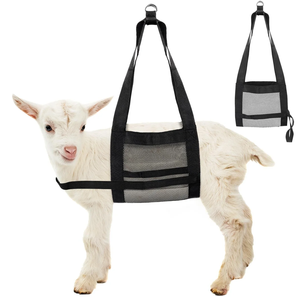 2PCS Calf Sling for Weighing Animals,Small Animal Weighing Sling,Livestock Sling,Calf Scale Hanging Weight Scale Sling