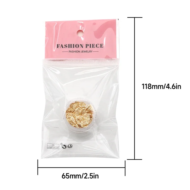 Rose Goud Zilver Onregelmatige Folie Papierfragmenten Nail Art Pailletten Sticker Glitter DIY Manicure UV Gel Polish Nageldecoratie Gereedschappen