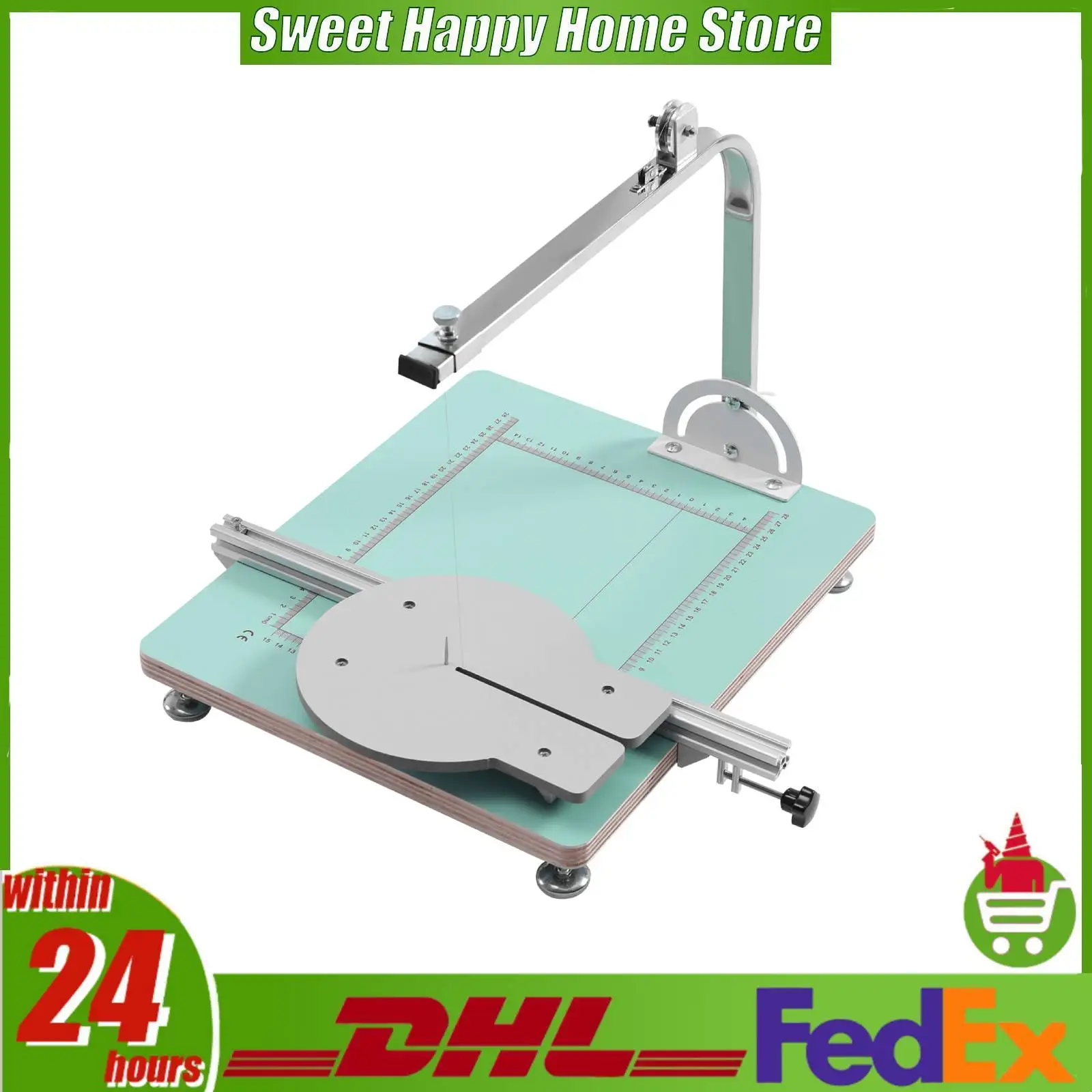 

72W Hot Wire Foam Cutter Machine Desktop Hotwire Cutter Table 0-572℉ Adjustable Temperature & Bracket for Cutting Foam Sponge