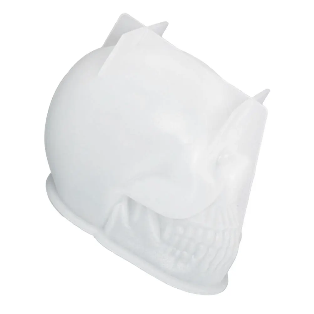 

1Pcs DIY Skull Head Mold Reusable Silicone Casting Mold for Handmade Candles Soaps Halloween Party Favors Craft