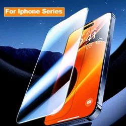HD Tempered Glass For iPhone 16 Pro Max 15 Plus 14 Pro 16Pro Full Cover Screen Protector On iPhone16Plus 16 Pro Protective Glass