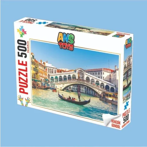 Ans Toys Puzzle Venice Gondola 500 Parts