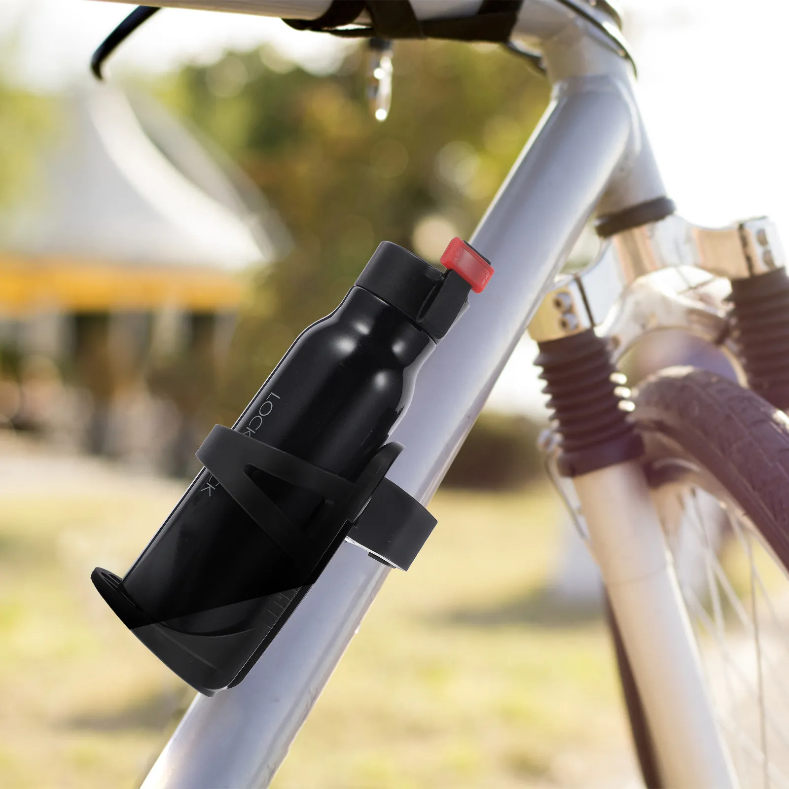 Cup Holder for Bike Stroller Premium Material Rotating Design Small Space Saving Multi Functional Bike Cup Holder