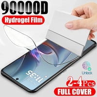 2-4pcs HD Transparent Full Cover Hydrogel Film for Motorola E15 E14 E13 E22 E22i E32s E30 E20 E40 Screen Protectors not glass