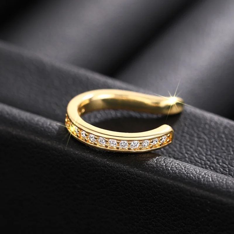 2026 Newly Designed Clip Earrings for Women Simple Stylish Daily Wearable Jewelry Gold Color/Silver Color Party Accessories
