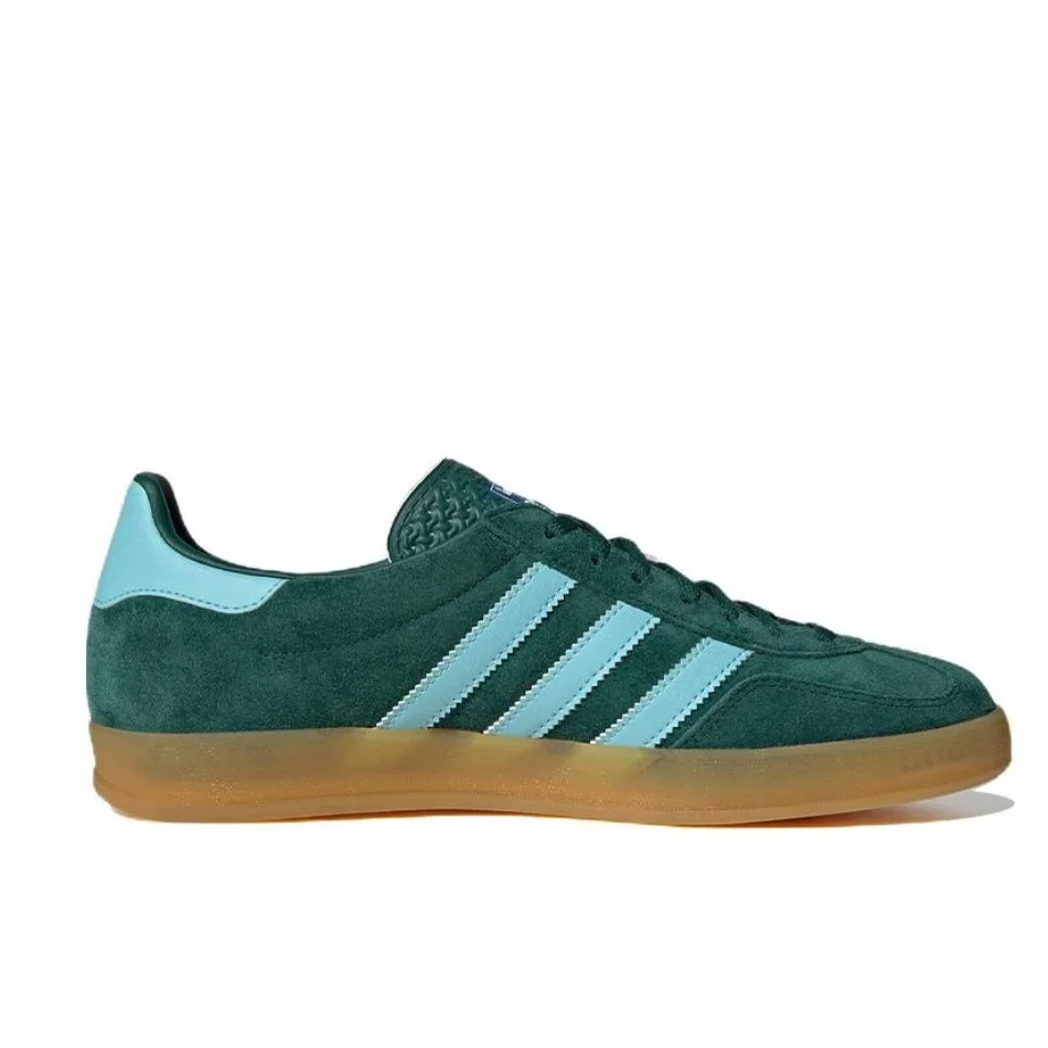 Adidas New Arrival GAZELLE INDOOR LOW Men's and Women's shoes Shamrock  Original Casual Shoes Fashionable and Breathable Shoes