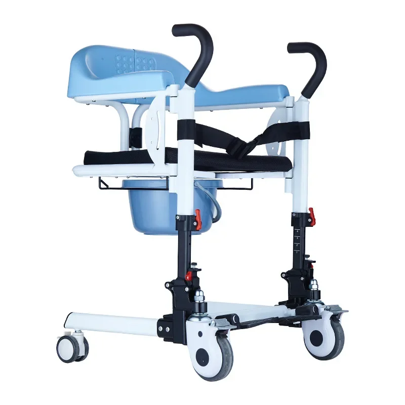Hot Sale with Toilet Transfer Commode Adjustable Bath Chair Hospital Nursing for Elderly and Disabled Fast delivery