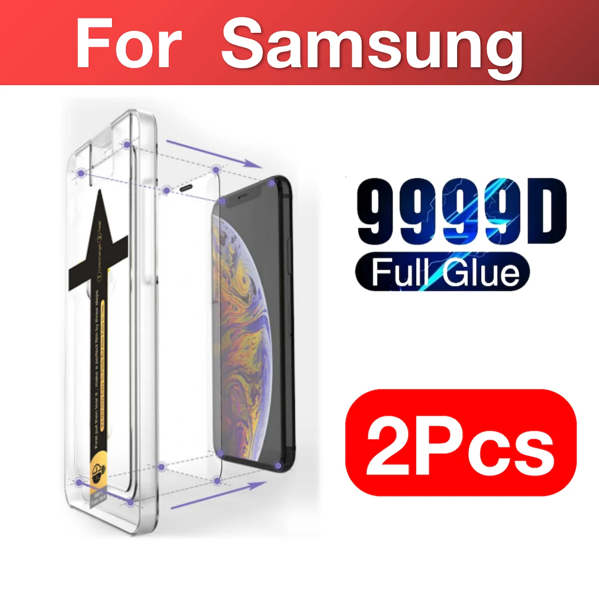 

FOR Samsung Galaxy A54 5G Tempering Glass Screen Protector S23 PLUS S22 S21 S20 FE M54 M33 M14 M13 A71 A53 A50 A32 A22 S 5G 4G