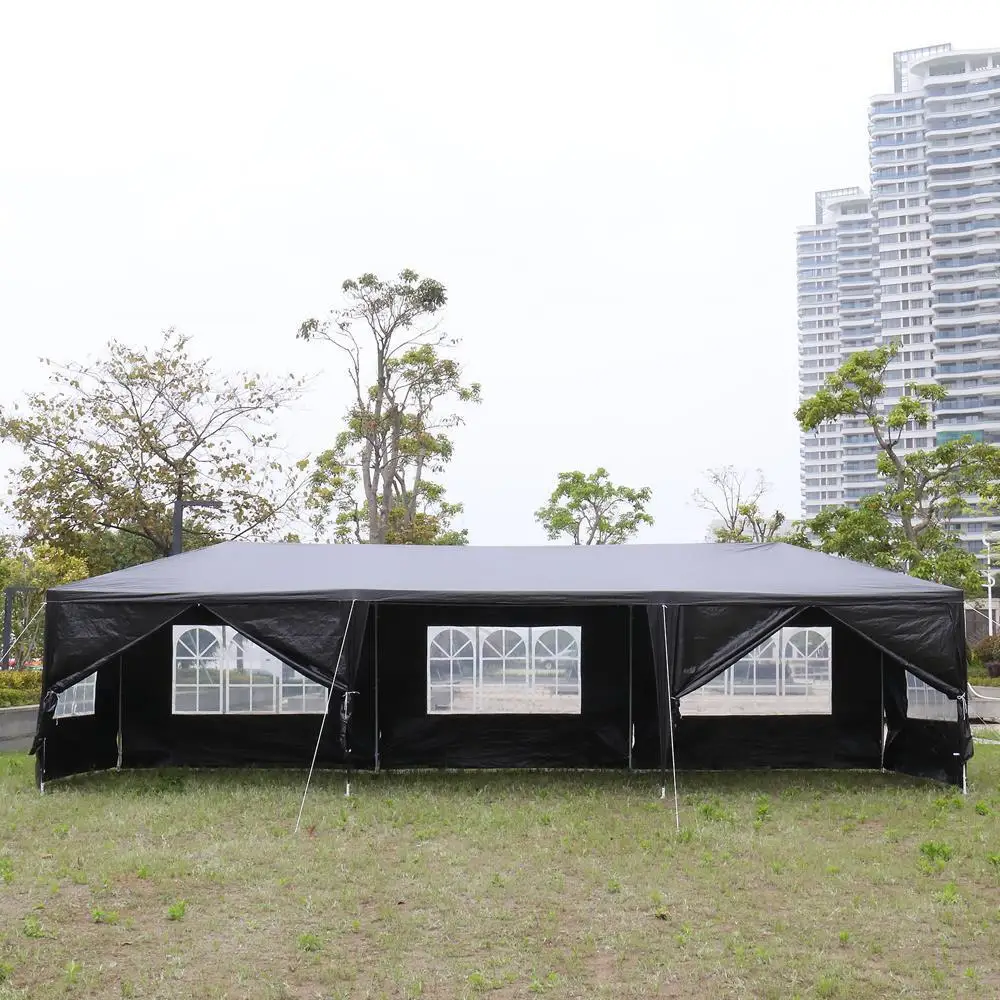 US- 10'x 30' Canopy Tent Party Wedding Gazebo Waterproof With 8 Removable Walls