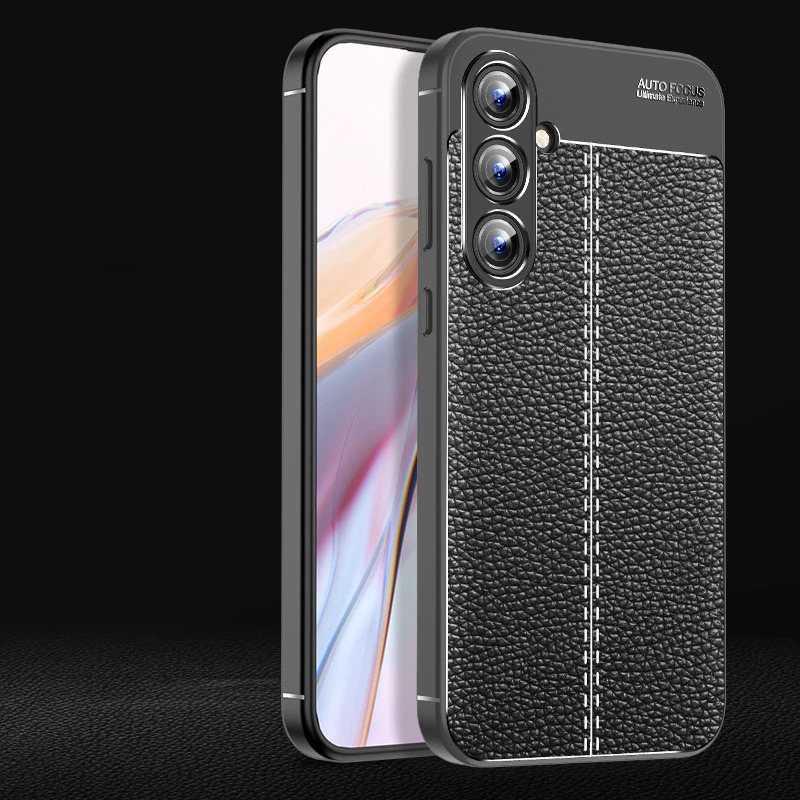 For Samsung A35 Case Cover Samsung Galaxy A35 5G New Capas Phone Bumper Back Shockproof TPU Soft Leather For Fundas Samsung A35