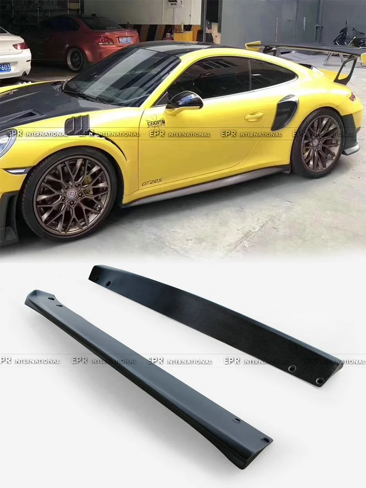 Для Porsche 911 991 Carrera/4/S GT2RS стильные боковые юбки - комплект кузова Performance