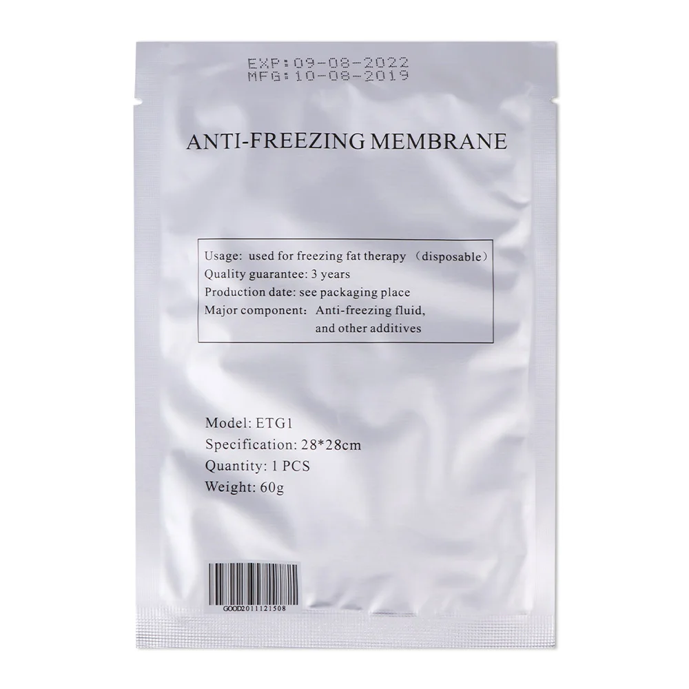 Wholesale- 10pcs 110/70/60/40G Antifreeze Membranes Freeze Fat Pad For Cryolipolysis Slimming Lipo Machine Beauty Health Care