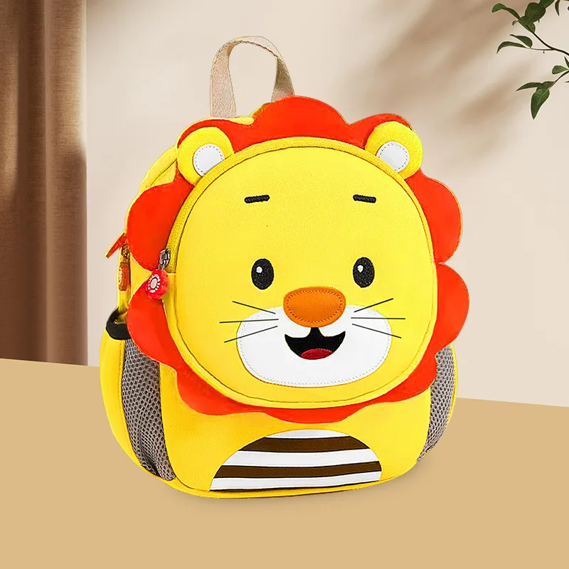 Preschool Backpacks for Boys and Girls Cartoon Design Anti-Stray Small Backpacks Kids Bags Wholesale in Stock