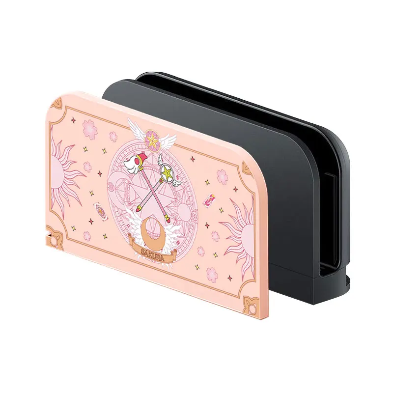

Decorative Front Plate Protective Cover For Nintendo Switch 2 2025 TV Dock Station Base Magic Girls Replacement Faceplate Case