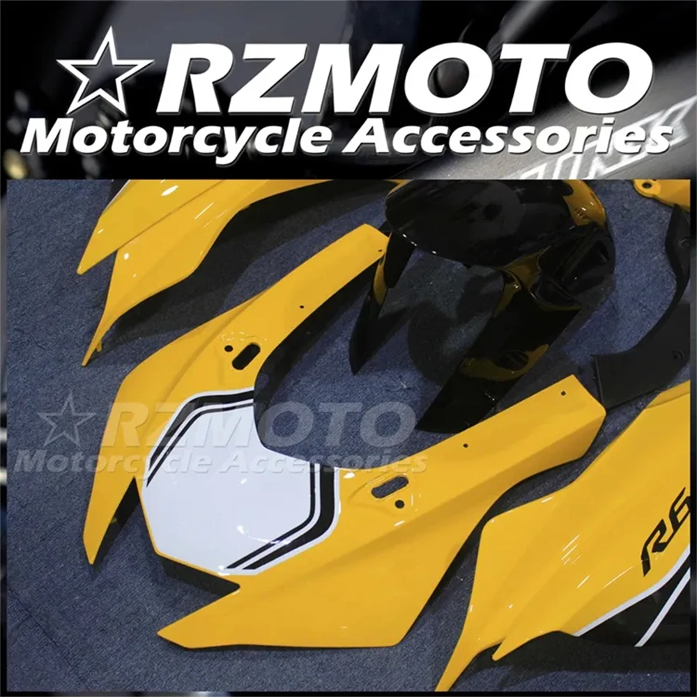 Injection New ABS Fairings Kit Fit for YAMAHA YZF-R6 R6 2017 2018 2019 2020 2021 2022 17 18 19 20 21 22 Bodywork Set Yellow