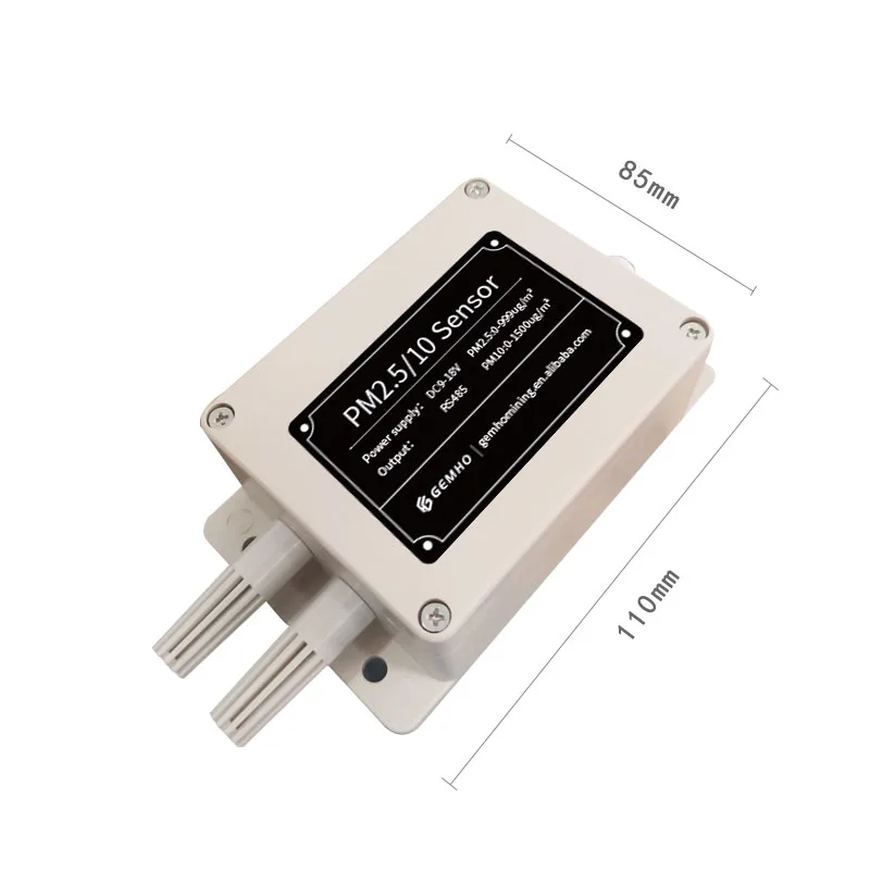 PM2.5 Sensor Environmental Monitoring PM10 Particulate Matter Air Quality Transmitter