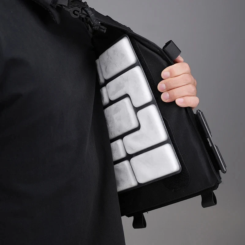 

Tactical Vest Cooling Pad – Outdoor Work Heatstroke Prevention and Cooling Device Refrigerated Pack, Summer Physical Coolin