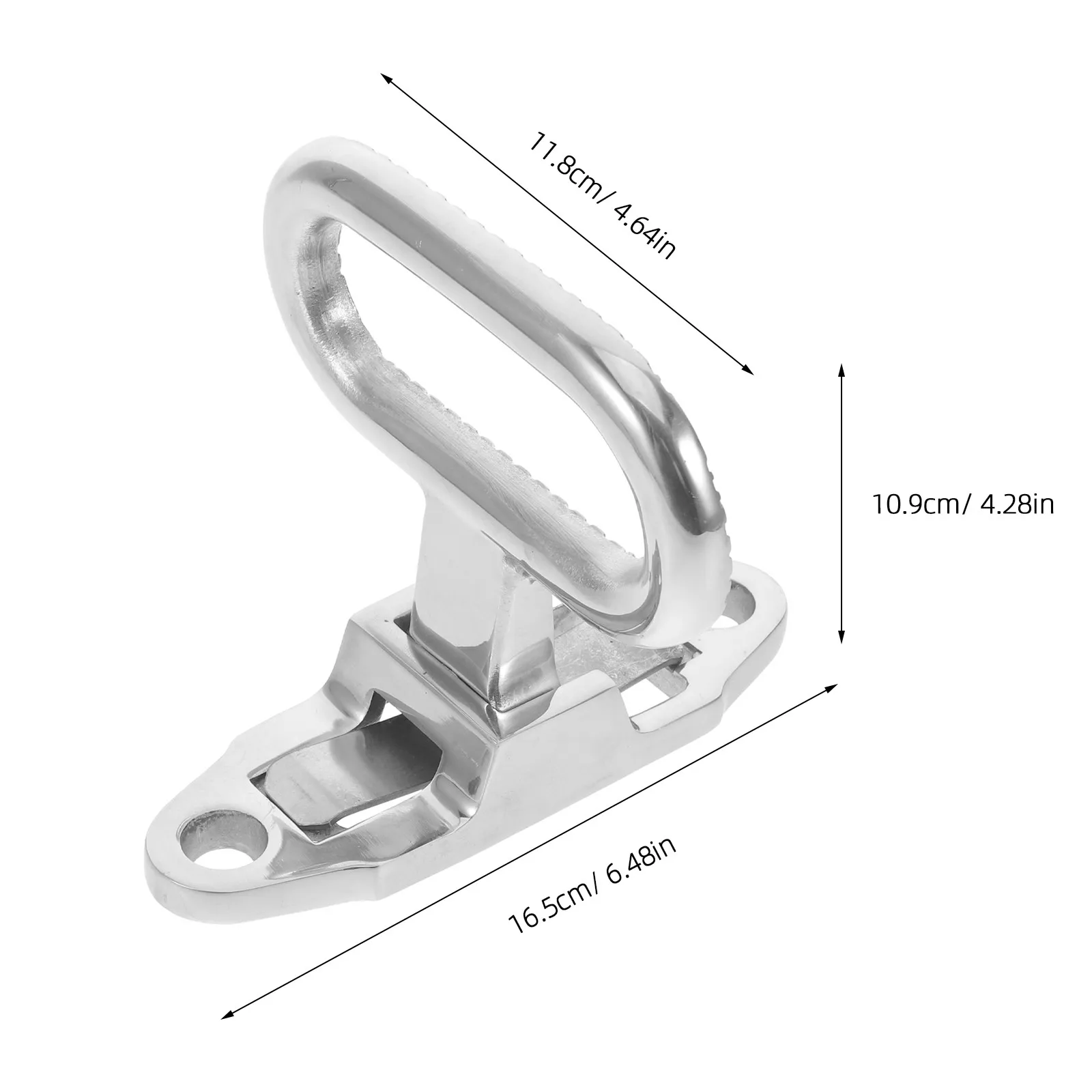 Stainless Steel Folding Rv Step Stair Non-Slip Surface Safety Entry Step for Camper Trailer Motorhome Recreational Vehicle