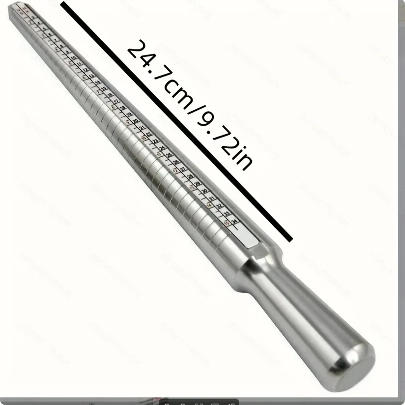 1 шт., инструмент для измерения размера металлического кольца, профессиональный измеритель размера пальца со стандартами HK/US/EU для изготовления ювелирных изделий, прецизионные аксессуары