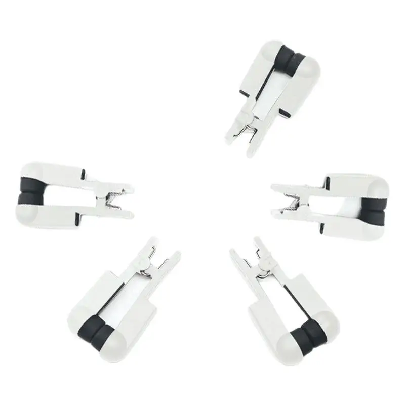 1Pc Single Double Sided Silicone Electrode Clip Adapter For TENS EMS VNS Units With 2.0mm Pin Connector Accessory