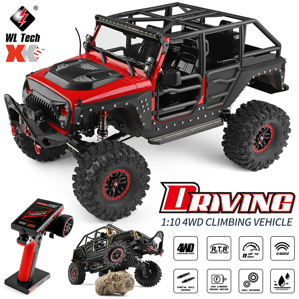 

Электрический альпинистский автомобиль Wltoys 1:10 на 4WD 104026 2,4G Внедорожник для взрослых и детей, игрушки