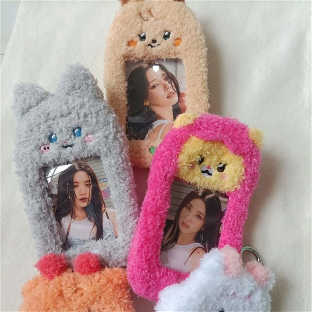 Kpop Gidle Photocards Plushies Holder Keychain Keyring MIYEON MINNIE SOYEON YUQI Peluches Students ID Holder Idols Accessories